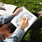 Lightwish Square Watercolor Journal,100% Cotton,300gsm/140lb,Acid-Free,20 Sheets Cold Press Watecolor Paper Sketchbook for Artists Adults Students,7.68 * 7.68 Inches