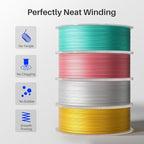 ELEGOO Silk PLA Filament 1.75mm Bronze 250g, Shiny 3D Printer Filament Dimensional Accuracy +/- 0.02mm, 250g Spool Fits for Most FDM 3D Printers