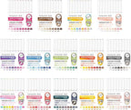 126 Colors Acrylic Paint Markers, Soft Brush Tip Acrylic Paint Pens for Paper, Rock Painting, Glass, Mugs, Fabric, Water Based Drawing Marker Set, Acrylic Painter Ink