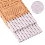 Light Purple Sealing Wax Sticks, WASOHLING 20Pcs Glue Gun Wax Seal Sticks for Wax Seal Stamp, Purple Wax Seals for Christmas Wedding Invitation Envelope Letter Seals, Craft Adhesive (Mini Size)