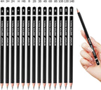 Professional Drawing Sketching Pencil Set - 14 Pieces Graphite Pencils(14B - 4H), Ideal for Drawing Art, Sketching, Shading, Artist Pencils for Beginners & Pro Artists