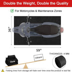 Golener Oil Spill Mat - Garage Floor Mat, Absorbent Oil Pad, Premium Maintenance Mat, Waterproof, Contain Liquid, Protect Garage Surface from Spill & Stain, Reusable, Washable, Durable, Black, 36”x59”