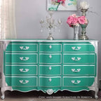 Dixie Belle Paint Company Chalk Finish Furniture Paint - Mermaid Tail (8oz) - Matte Aqua Green Chic Chalk Mineral DIY Furniture Paint