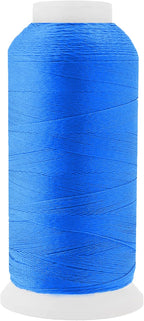 Mandala Crafts Sky Blue Heavy Duty Thread -1500 Yds Tex 90 Thread for Sewing Drapery Jeans Leather Hair Outdoor Marine Upholstery