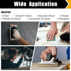 60 Grit Aluminum Oxide Sandpaper, 9x11 Inch Sheets, 12 Pack, Compatible with Sanding Block, for Wood, Metal, Fiberglass
