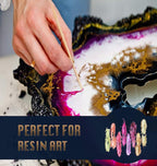 Deep Red Mica Powder for Epoxy Resin 56g / 2oz. Jar - TECHAROOZ 2 Tone Resin Dye Color Pigment Powder for Lip Gloss, Nails, Colorant for Slime Bath Bombs Soap Making Flag Red