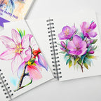 KOVIEDE 100% Cotton Watercolor Paper Pad - 30 Sheets 5.5"x8.5" Spiral Bound, 140lb/300gsm Cold Press Watercolor Sketchbook, Artist Quality Art Journal Supplies for Adults, Kids & Beginners, Purple