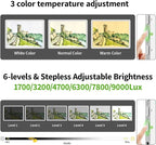 Zocelight Rechargeable A4 Tracing Light Box with Padded Case,Ultra Bright Led Light Pad with Physical Button,Wireless Light Board for Diamond Painting,Dimmable 9000LUX Lightbox for Tracing and Drawing