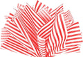Flexicore Packaging Red Pin Stripe Print Gift Wrap Tissue Paper Size: 15 Inch X 20 Inch | Count: 10 Sheets | Color: Red Pin Stripe
