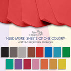 Red EVA Foam Sheets for Crafts, 9 x 12 Inch, 2mm Thickness, 15 Pack – Ideal for DIY Arts and Crafts, Foam Paper for Kids, Cosplay and Costumes