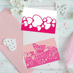 9PCS Die Cuts for Card Making Metal Cutting Dies Flower Butterfly Dragonfly Bird Bubbles Love Heart Happy Birthday Cake Cutting Embossing Stencil Template DIY Paper Cards Album Decoration