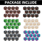 82 Pack Magic The Gathering Counter Dice Set 72 Pcs D6 MTG Dice Life Counters Tokens for Magic Card Game Accessories with 3 Pcs Rolling Dice 7 Pcs Drawstring Bags