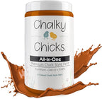 Chalky Chicks All-in-One Chalk Paint for Furniture or Cabinet - 32 Fl Oz - Matte Finish Acorn Orange for Metal, Wood Furniture Paint - No Sanding All-in-One for Home Decor & Crafts, USA Made