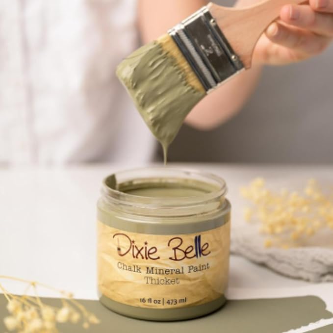 Dixie Belle Paint Company Chalk Finish Furniture Paint – Thicket (32oz) – Matte Chic Chalk Mineral DIY Furniture Paint