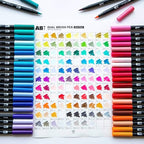 Tombow 56197 Dual Brush Pen Art Markers, Desert Flora, 10-Pack. Blendable, Brush and Fine Tip Markers