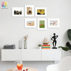 Mat Board Center, Pack of 25, 8x10 for 5x7 White Mats - Acid Free, 4-ply Thickness, White Core - for Pictures, Photos, Framing