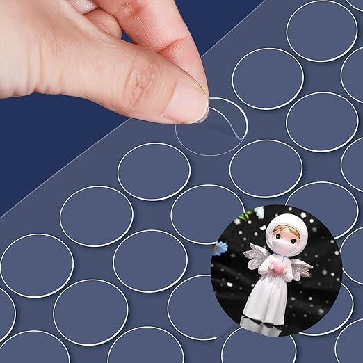 Adhesive Stick dots Two-Sided Sided Mounting Putty Stick Tack for Wall Hanging Crafts Balloons Festival Party Decorations,Clean Removable(0.59"*0.59"-700)