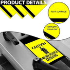 5PCS Laser Engraving Double Color ABS Plastic Sheet,Two-Tone Laserable Engraving Plastic Sheets for Name Badge,Office Label,Laser Artistic Product,Size 11.73" x 11.73",Lemon Yellow/Black