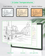 Rechargeable A2 Extra Large Diamond Art Light Board,Bawaslom Light Pad for Tracing with 5000mAh Battery,Magnetic Attraction,Lightbox for Tracing and Drawing,Sketching,Diamond Painting,Weeding Vinyl