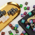 Color MTG Counter Dice Set Keyword Shield Life Counters with Dice Storage Bag for MTG TGG Table Games (72 Pcs)