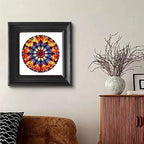 Wooden Jigsaw Puzzles - Crystal Mandala Wooden Puzzles for Adults 500 Pcs, 16.7'' Luxurious Shaped Wood Puzzle, Beautiful Package, Best Gift Toys for Adults and Kids, Family Game
