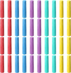 40 Pcs Sidewalk Chalks for Kids Non Toxic Jumbo Chalk for Party Gift Outdoor Art Classroom Play Painting (Multicolor)