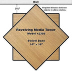 Venture Horizon Revolving Media Tower 600 White
