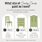 Chalky Chicks All-in-One Chalk Paint for Furniture or Cabinet - 16 Fl Oz - Matte Finish Lily Pad (Green) for Metal, Wood Furniture Paint - No Sanding All-in-One for Home Decor & Crafts, USA Made