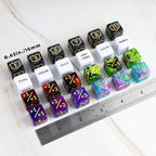 63 Pieces MTG Dice Counters Bulk Ability Keywords MTG Tokens Shield Life Counter 6 Sided Dice Set for Magic The Gathering,TCG,Cards Gaming Accessories