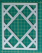 Mvchifay Cutting Dies for Card Making Metal Die-Cuts Scrapbooking Tool Hollow Frame DIY Craft Punch Template Embossing for Paper Album Decor (Style-A)