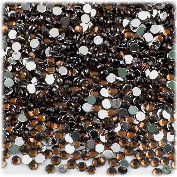 The Crafts Outlet 1,440pc Rhinestones Round 3mm (10ss) Flatback Fucshia
