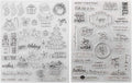 Kiddale Christmas Theme Clear Silicone Stamps Christmas Crafts Stamps for Card/Paper Craft Making Decor DIY Christmas Scrapbooking Photo Album