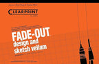 Clearprint 11" x 17" 1000H Design Vellum Pad with Printed Fade-Out 8x8 Grid, 16 lb., 100% Cotton, 50 Sheets, 1 Each