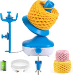 Caydo Electric Yarn Winder, Cordless Rechargeable Automatic Yarn Cake Winder, 2H Long Last Battery Effortless Yarn Winding, Wireless Yarn Spinner for Crocheting, Must-Have Tool for Yarn Enthusiast