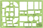 Pacific Arc House Furnishing Template Guide, with Beds, Tables, Couches, Chairs, and Other Furnishings