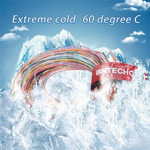 BNTECHGO 30 Gauge Silicone Wire Kit 10 Color Each 10 ft Flexible 30 AWG Stranded Tinned Copper Wire
