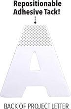 ArtSkills 2.5" Poster Letters and Numbers, A-Z and 0-9, Assorted, Holographic Colors, 228-Count (PA-1444) (Pack of 2)