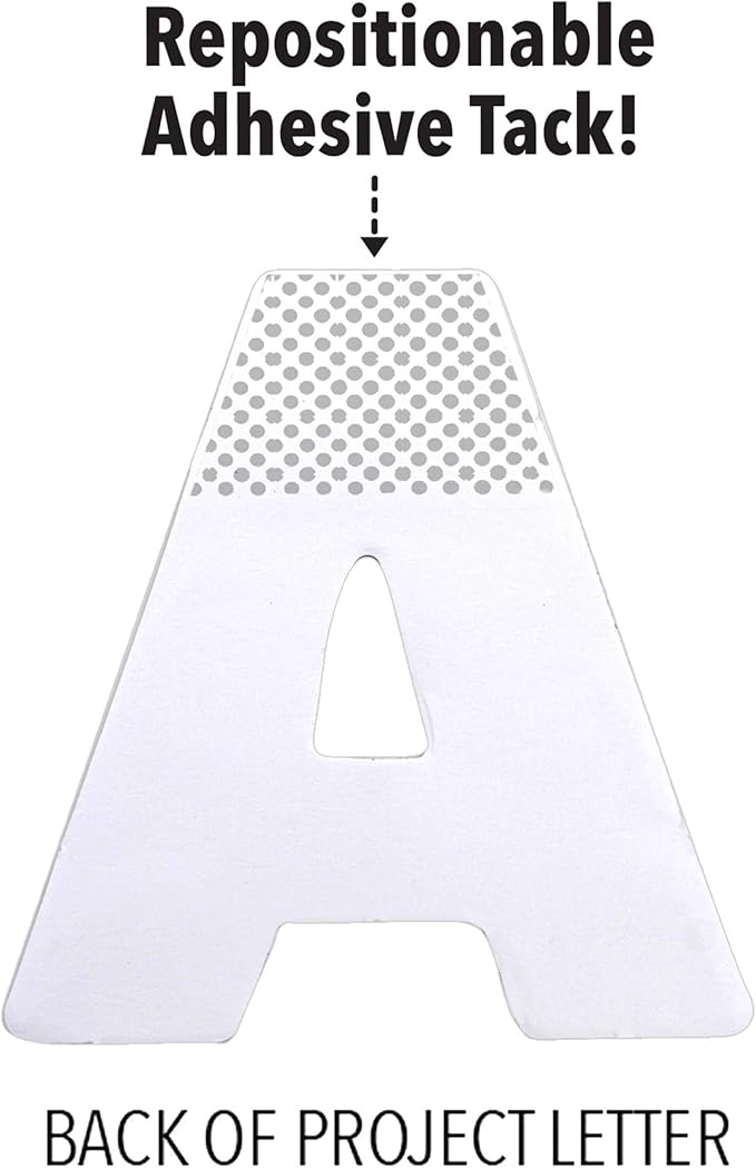 ArtSkills Poster Letters 4” Paper Letters for Poster Board Projects, Classroom Bulletin Boards, Sign Making Supplies, Holographic, 190 Pieces