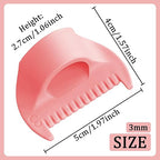 2 PCS 3mm Edge Lock Seam Guide, Mini Sewing Finger Ruler for Hand Sewing, DIY Sewing Kit Tool, Sewing Needle Gauge Measuring Guide, Pink
