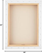 SoHo Urban Artist, 30x40 Heavyweight Stretched Cotton Canvas for Painting - 1.5" Deep- 3 Pack, Triple Primed, 100% Cotton Canvas, Archival, Universal Primed for Oil, Acrylic, Alkyd, Mixed Media