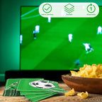 Aodaer 48 Pieces Soccer Paper Napkins Disposable Football Party Napkins Sports Ball Napkins Soccer Cocktail Dinner Napkin Set 13" x 13" Unfolded Football Tableware Napkins for Sports Party Supplies
