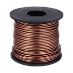 Aluminum Craft Wire, 95 Feet 2.0mm/ 14 Gauge Brown Bendable Soft Metal Aluminum Wire Roll Bulk for DIY Crafts Sculpting Jewelry Making
