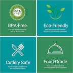 100% Compostable Oval Paper Plates 12 inch Bulk 100 Count, Heavy Duty Large Disposable Plates, Eco-Renewable Sugarcane Pulp Plates for Party,Dinner& Daily Use, White