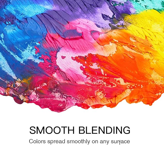 GOTIDEAL Iridescent Acrylic Paint Chameleon Orange Yellow halloween Tubes Fall Colors(120ml, 4.1 oz) Non Toxic Non Fading, Rich Pigments for Painters, Adults & Kids, Ideal for Canvas Wood Clay Fabric