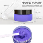 Ceya Highly Interference Mica Powder, 1.8oz/ 50g Stone Blue Chrome Nail Powder, Cosmetic Grade Pearlescent Effect Color Shift Pigment for Epoxy Resin, Makeup, Nail Art, Soap Dye, Candle, Slime, Paint