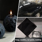 Mysterious Black Mica Powder for Epoxy Resin，Natural Shimmer Mica Powder Used for Coloring Resin Artwork, car Spray Paint, Candles, soap, Eye Shadow, Lip Gloss, Nail Polish(50g/1.7oz)