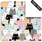 24 Sheets 12 Designs Scrapbook Paper Pad,6"×6” Single-Sided Decopodge Craft Cardstock Paper,Christmas Scrapbooking DIY Decorative Background Cardmaking Supplies.Cat's Life