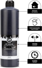 Chalkboard Paint 25.36 fl oz - Black – Chalkboard Paint for Wall, Wood, Metal, and Glass. Black Chalk Paint, Erasable, and Easy to Apply