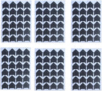 10 Sheet (240-pack) Photo Corners Self Adhesive PVC Paper Photo Foto Corner Stickers for Scrapbooking Personal Journal (Style2-10sheet Black)