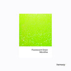 Hemway Polyurethane & Epoxy Resin Glitter 100g / 3.5oz Metallic Crystal Flake Additive for Flooring Jewelry Tumblers Glass Pigment - Microfine (1/256" 0.004" 0.1mm) - Fluorescent Green